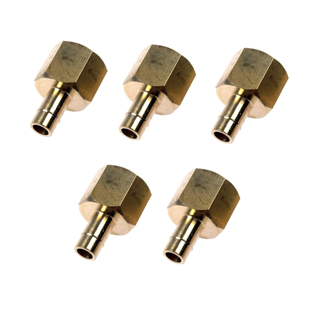 KarParts360 Fuel Line Fitting Connectors | Brass Material | Barb End 2 ...
