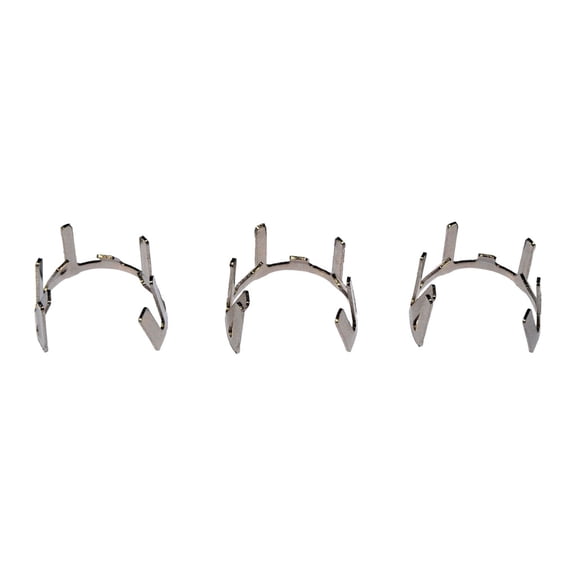 KarParts360 Fuel Line Retaining Clips | Steel Material | 10.5 Millimeters Outside Diameter | 3 pieces | Replacement For E9UZ9B307B