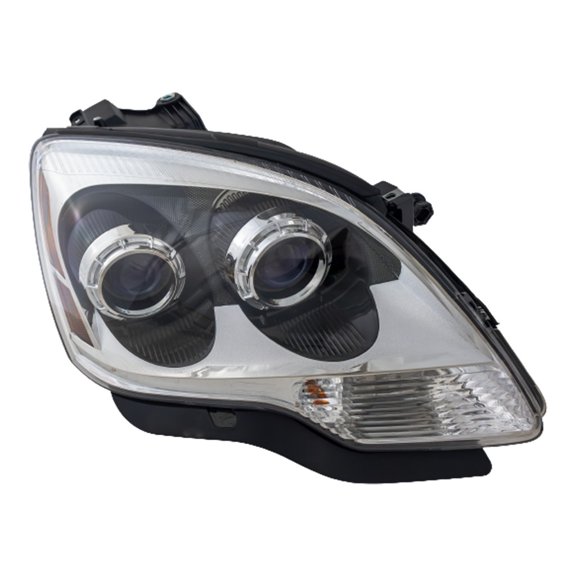 KarParts360 For GMC Acadia 2007 2008 Headlight Assembly Passenger Side | Composite | With Bulbs | Blue Lens | 1st Design | Replacement For GM2503294 | 25826764