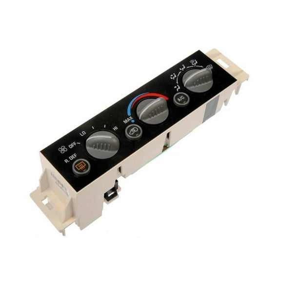 KarParts360 For GMC C2500/K2500 1996 97 98 99 2000 Climate Control Module | White/Black/Gray/Red/Blue Housing | Manual Control Type | Male Blade Terminal | Male Connector | For 16231165, 16238885