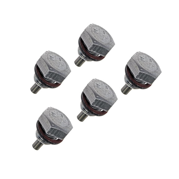 KarParts360 For GMC Jimmy 1992 1993 1994 1995 Oil Drain Plug | Steel Material | Silver Color | 2 Bolt Grade | Conventional Drain Method | Replacement For 23011420, 2372661