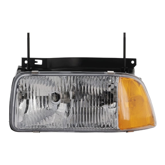 KarParts360 For GMC Jimmy 1995 1996 1997 Headlight Driver Side | Composite Type | With Side Marker | With Bulbs | Replacement For GM2502133 | 16525157