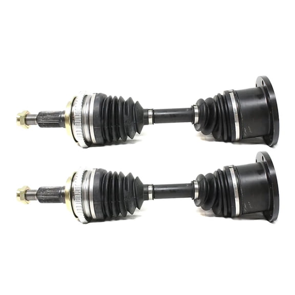 KarParts360 For GMC K1500 Suburban/Yukon 1992 93 94 95 96 1997 CV Axle Assembly Driver And Passenger Side | Pair | Front | Normal Grease | With Neoprene Outer Joint Boot