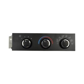 KarParts360 For GMC Safari 1996-2005 Climate Control Module | Black, White Housing | Manual Control | Bolt On Mounting | Blade Terminal | Male Connector | Male Terminal Gender | For 15073274