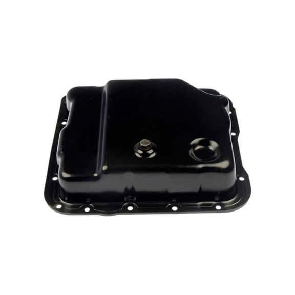 KarParts360 For GMC Savana 2500 1999 2000 2001 Transmission Pan With Drain Plug | Steel Material | Black | One Piece Gasket Configuration | 12 qt Capacity | Replacement For 24209295, 24215535