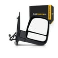 thumbnail image 1 of KarParts360 For GMC Savana 2500/Savana 3500 2008-2023 Door Mirror Passenger Side | Textured Black | Power | Foldaway | Dual Lens | Standard Type | Heated | Full Size Van | For GM1321396 | 15227437, 1 of 9