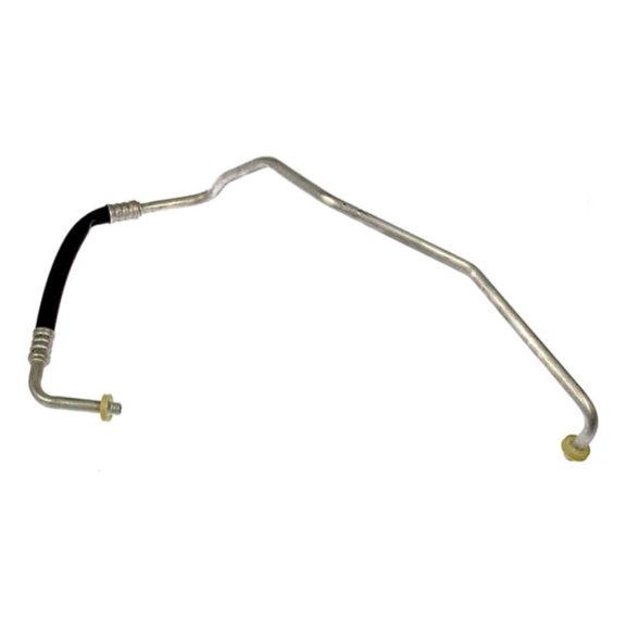 KarParts360 For GMC Savana 3500/2500 1996-2002 Engine Oil Cooler Hose | Rubber/Metal Material | Metallic Gray | Quick Disconnect End 1 | Quick Disconnect End 2 | Replacement For 15096851, 15152623