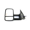 thumbnail image 1 of KarParts360 For GMC Sierra 1500/3500 2003 2004 2005 2006 Door Mirror Driver Side | Power Glass | Heated | Foldaway | Textured Black | Dual Lens | With LED Arrow Turn Signal | For GM1320355 | 15904034, 1 of 5