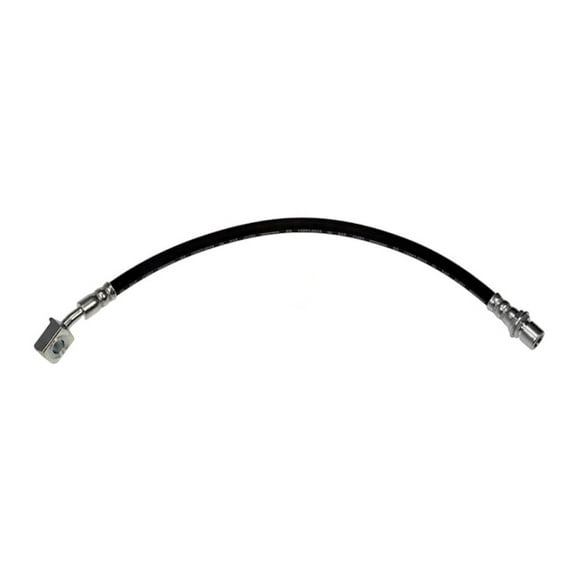 KarParts360 For GMC Sierra 2017 2018 2019 Brake Hydraulic Hose | End 1 Fitting Treated Steel | Black | Banjo End 1 Fitting | Inverted End 2 Flare Type | Replacement For 15914432, 22846798