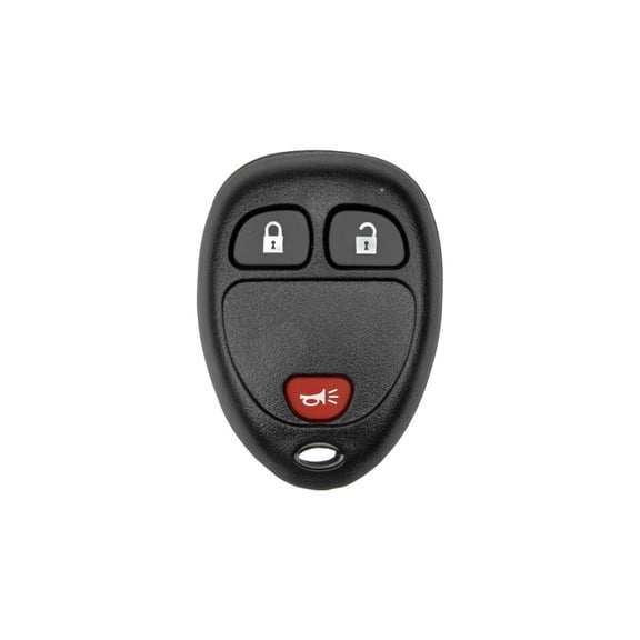 KarParts360 For GMC Sierra 2500 HD/Sierra 3500 HD 2007-2013 Keyless Remote Case | Plastic Material | Black | Lock/Unlock/Panic Button Functions | 3 Buttons | Replacement For 15100811, 15777636