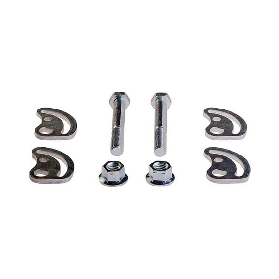 KarParts360 For GMC Sierra 3500 2001 02 03 04 05 2006 Alignment Camber Bolt Set | Manual Adjustment Type | Silver | Standard Replacement Bolt Grade | +/-1.5 deg Adjustment Range