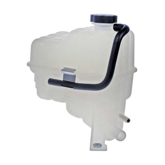 KarParts360 For GMC Sierra 3500/2500 HD Classic 2007 Pressurized Coolant Reservoir | Plastic Material | Natural Finish | Spring Loaded Twist Cap | 2 Mounting Hole Quantity | Cap Included | Pressurize