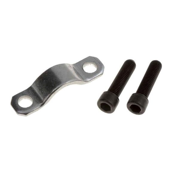 KarParts360 For GMC Sierra 3500 HD 2007-2015 U-Joint Strap | Steel | 5/16 Inches Bolt Thread Size | 2-Bolts | 1 Strap Count | 2.50 Inches Strap Length | 0.64 Inches Strap Width | For 23107858