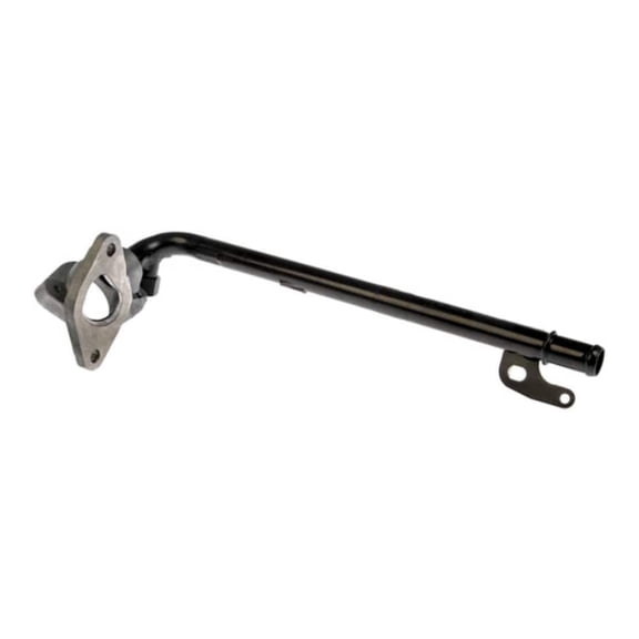 KarParts360 For GMC Sonoma 1998 99 00 01 02 2003 Coolant Thermostat Housing | Aluminum and Steel Material | Black and Silver | 45 degrees Housing Neck Angle | 0.757 Inches Outside Diameter 12563996