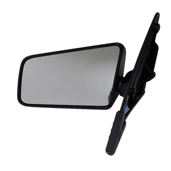 KarParts360 For GMC Syclone 1991 Side View Mirror Driver Side | Black Housing Color | Plastic Material | Manual Adjustment Type | Screws Attachment Type | Clear Glass Color | Rectangular Glass Shape