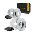 thumbnail image 1 of KarParts360 For GMC Yukon 2000-2006 Brake Rotor Set Front And Rear | Excluded Calipers | Vented | Cast Iron | Commercial / Fleet Duty Driving Style | Plain Rotor Style, 1 of 4