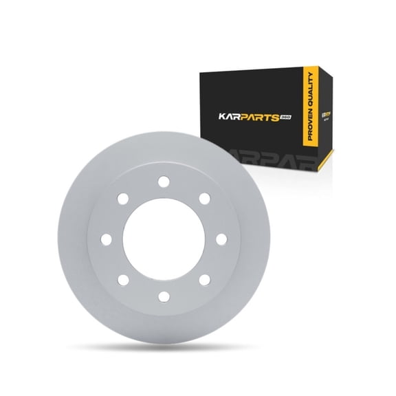 KarParts360 For GMC Yukon 2000-2007 Brake Rotor | Rear | Cast Iron | Rotors Only Design | Vented | Plain Rotor Style | 165.1 Millimeters / 6.50 Inches Bolt Circle | 8 Lug Holes