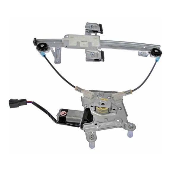 KarParts360 For GMC Yukon 2007-2014 Window Regulator Passenger Side | Rear | Plastic Gear Material | Bolt Attachment Type | With Motor | Replacement For 15841700, 15883002