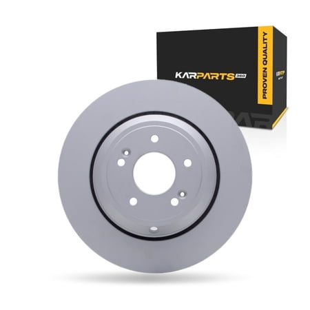 KarParts360 For Genesis G80 2018 2019 2020 Brake Rotor Rear | Coated | 5 Stud/Lug Hole | 12.99 Inches Outside Diameter | 0.79 Inches Discard Thickness | 2.72 Inches Center Hole Diameter