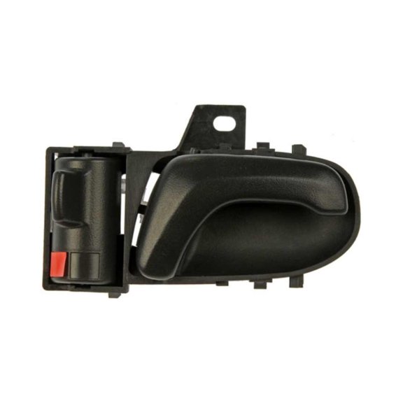 KarParts360 For Geo Metro 1992 1993 1994 Interior Door Handle Front, Passenger Side | Plastic | Textured Gray | Lockable | Clip-On And Screw On | Replacement For 30008960