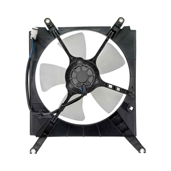 KarParts360 For Geo Metro 1995 1996 1997 Radiator Fan | Plastic Material | Brushed Motor Type | Black | Female Connector | Replacement For 91171194, 91171197