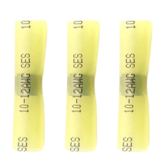 KarParts360 Heat Shrink Terminals | Yellow | 3 Quantity