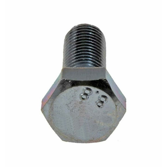 KarParts360 Hex Cap Screw | Steel | Chrome | Zinc Plating | Class 8.8 Strength | External Hex Drive | M8 - 1.0 By 20MM