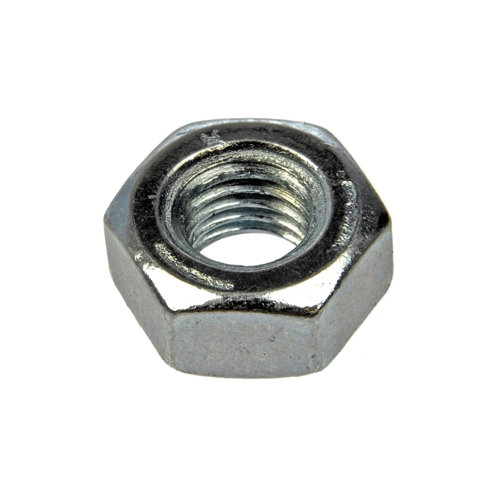 KarParts360 Hex Nuts | Zinc Clear Finish | Fine Thread | 1/4-28 Inches Callout Size | 1/4-28 Thread Size | 95 pieces