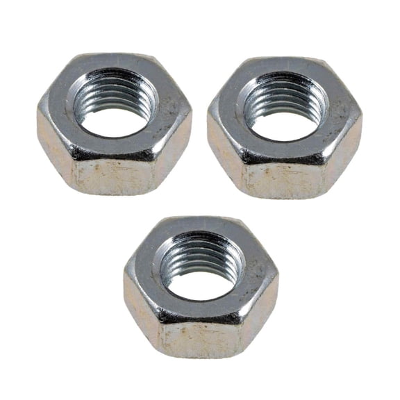 KarParts360 Hex Nuts | Zinc Material | Clear Finish | Fine Thread | M8-1.0 Callout Size | M8-1.0 Thread Size | 3 Pieces