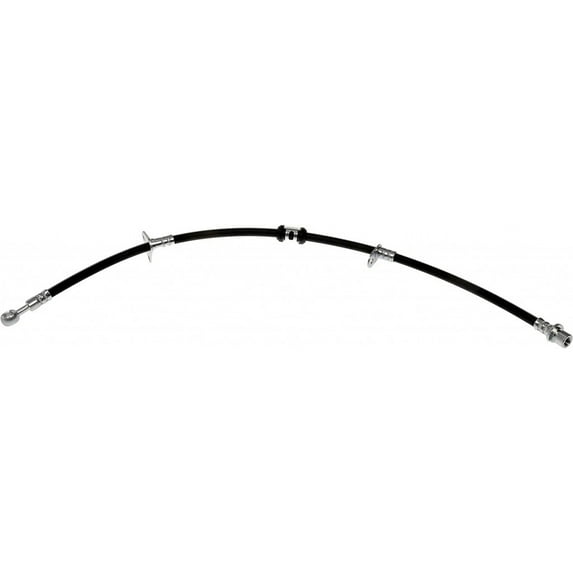 KarParts360 For Honda Accord 1990-1997 Brake Hose | Stamped Steel Bracket | 26.88 inches Axis 1 Length With Bracket | Black | Flexible Hose Type | Treated Steel End 1 Fitting Material | 01464-SV4-000