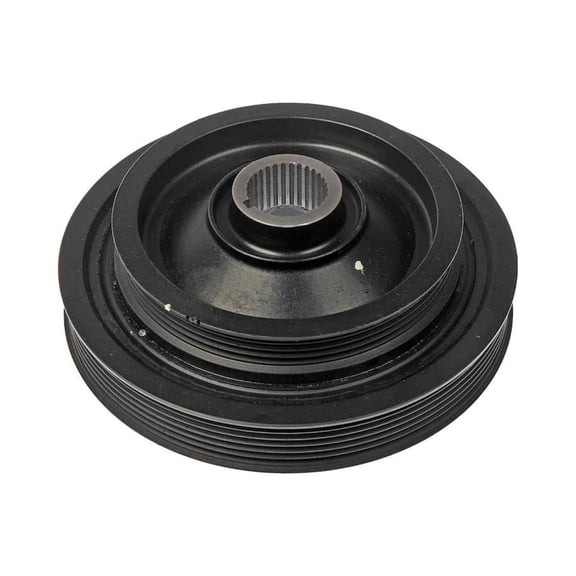 KarParts360 For Honda Accord 1998 99 00 01 2002 Harmonic Balancer | Black Color | Serpentine Drive Belt Type | Keyway Type | 1 Mounting Hole | Replacement For 13810-P8A-A01, 90704-PT0-000