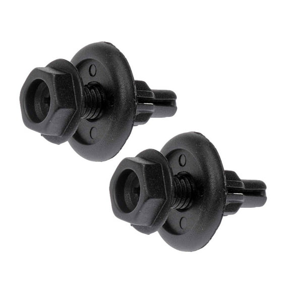KarParts360 For Honda Accord 1998 Bumper Retainers | Nylon | Black | Bumper Cover Retainer Fastener | 0.3 Inches Face Diameter | 0.78 Inches Fastener Hole | Replacement For 1553-0034U, 91516SK7013