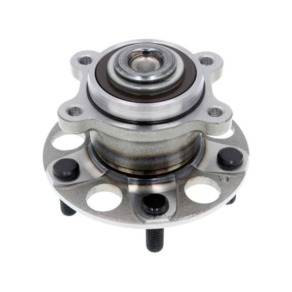KarParts360 For Honda Accord 2005 2006 2007 Wheel Hub And Bearing | Rear | Steel | Square Flange | 114.3 Millimeters Bolt Circle Diameter | 64 Millimeters Brake Pilot Diameter | 4 Flange Bolt Hole