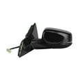 thumbnail image 1 of KarParts360 For Honda Accord 2013 14 15 16 2017 Door Mirror Driver Side | Power Glass | Heated | Foldaway | Black | Paint To Match | Sedan Model | w/ Turn Signal Light | For HO1320275 | 76250T2GA12ZC, 1 of 2