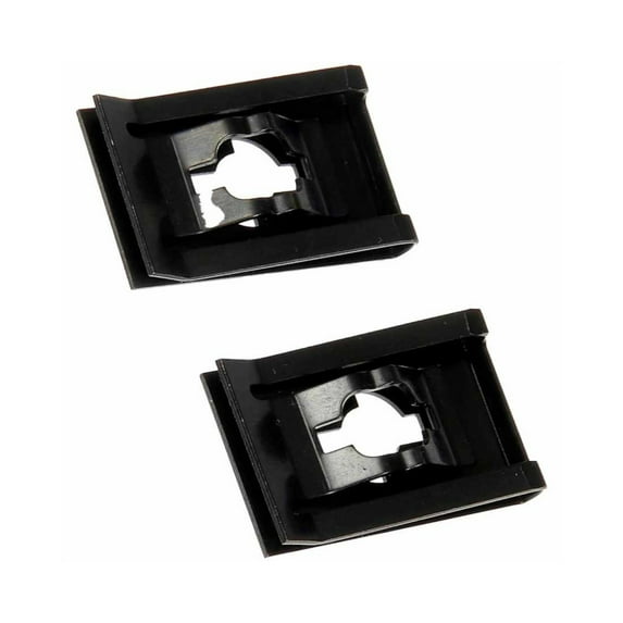 KarParts360 For Honda Accord 2014-2020 Splash Shield Retainers | Steel Material | Paint Finish | Black | Coarse Fastener Thread | Rectangle Shape | Clockwise Right Thread Direction | 2 Pieces