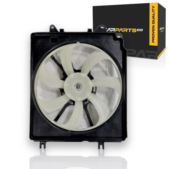KarParts360 For Honda CR-V 2023 2024 A/C Condenser Fan Passenger Side | 1.5 Liters | Polyamide And Glass-Filled | Single Fan | Male Connector | Replacement For HO3113153 | 38619-5A2-A01, 38616-68A-A0