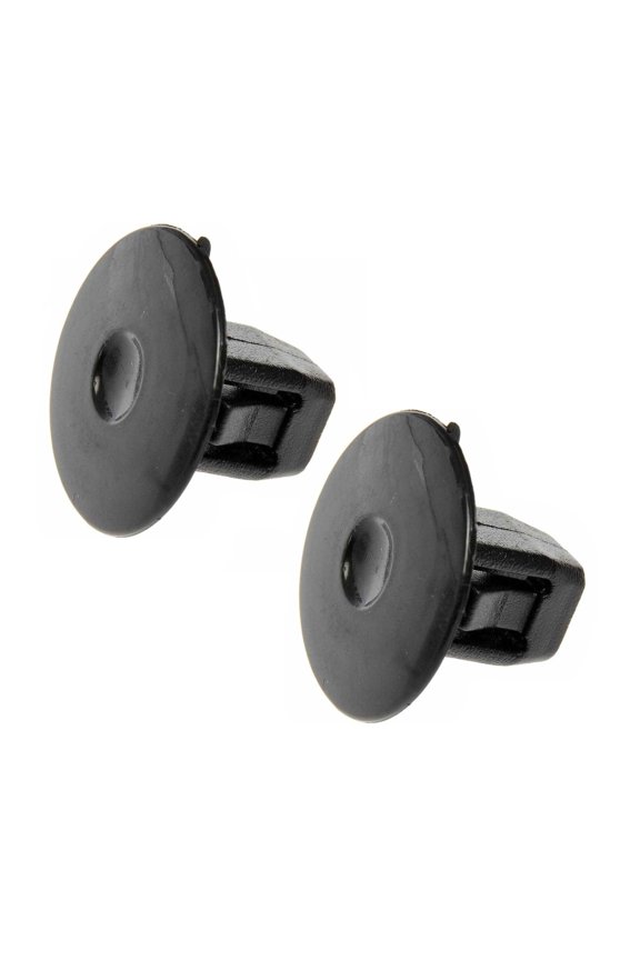 For Honda CR-Z 2011 12 13 14 15 2016 Multi-Purpose Retainers | Plastic | Black Color | Bumper Grommets Fastener Type | 0.79 Inches Face Diameter | Replacement For 128100213, 90682-SEA-003