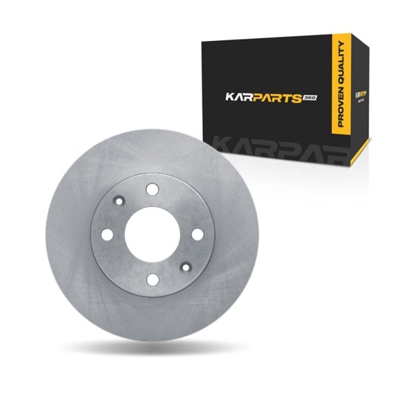 KarParts360 For Honda CRX/Civic 1990 1991 Disc Brake Rotor | 19 Millimeters / 0.75 Inches Nominal Thickness | 242 Millimeters / 9.53 Inches Outside Diameter | 4 Stud/Lug Hole