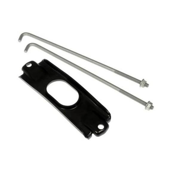 KarParts360 For Honda Civic 1992-2000 Battery Hold Down | Steel Material | Black Frame | With Bracket; 2 Studs And 2 Nuts | Replacement For 31512SR3000, 31513SR3000