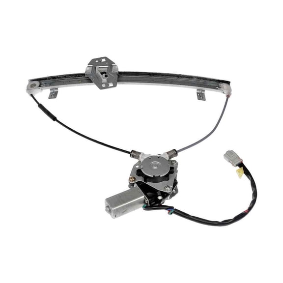 KarParts360 For Honda Civic 2001 02 03 04 2005 Window Regulator Driver Side | Front | Bolt Attachment Type | Steel Frame | Plastic Gear | With Motor | Replacement For 72250S5PA01, 72250-S5P-A02