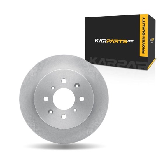 KarParts360 For Honda Civic 2002 2003 Disc Brake Rotor | 10 Millimeters / 0.39 Inches Nominal Thickness | 260 Millimeters / 10.24 Inches Outside Diameter | 4 Stud/Lug Hole