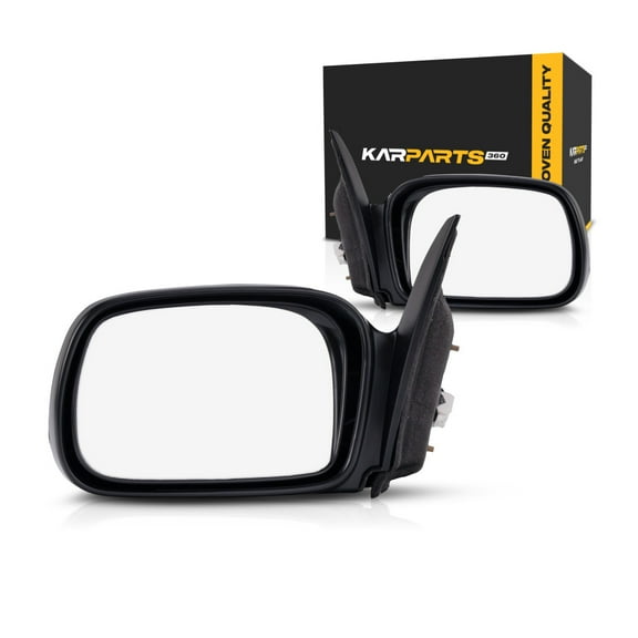 KarParts360 For Honda Civic 2006 07 08 09 10 2011 Door Mirror Driver and Passenger Side | Pair | Power | Non-Heated | Non-Folding | Coupe | HO1320213, HO1321213 | 76250SVAA11ZD, 76200SVAA11ZD