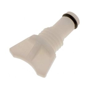 KarParts360 For Honda Civic 2006-2013 Radiator Drain Cocks | Plastic Material | White | 1.509 Inches Tube Length | M14-20 Thread Size | Replacement For 16417-15210, 17751-61A00