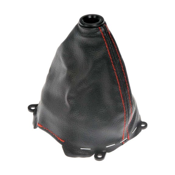 KarParts360 For Honda Civic 2008 2009 2010 2011 Shift Boot | Made Of Rubber | Black With Red Stitch | Conical Shape | Automatic Transmission Model | Replacement For 77298-SNX-A01ZB