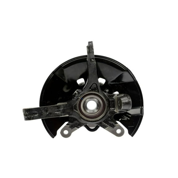 KarParts360 For Honda Civic 2013 2014 2015 Steering Knuckle Front, Passenger Side | Steel | Painted Black | 26 Spline | With Hub | Replacement For 44300TR0951, 44600TR0A00