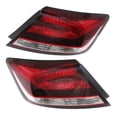 thumbnail image 1 of KarParts360 For Honda Civic 2014 2015 Tail Light Assembly Driver and Passenger Side | Pair | Clear/Red Lens | Replacement For HO2800187, HO2801187 | 33550TS8A51, 33500TS8A51, 1 of 6