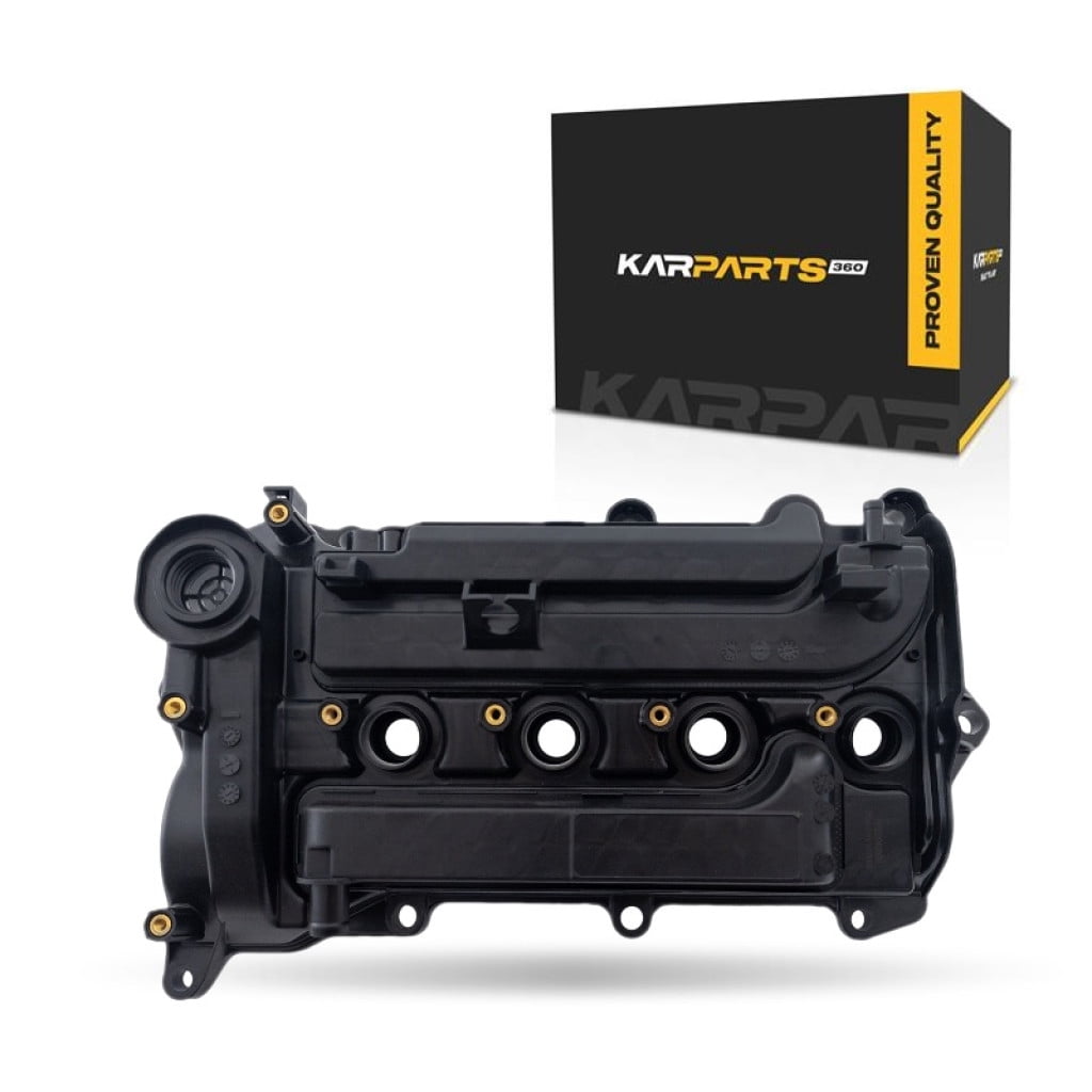 KarParts360 For Honda Civic 2016-2023 Coupe/Hatchback/Sedan Valve Cover | 1.5L Turbocharged Engine | EX/EX-L/EX-T/Si/Touring Model | Plastic | Black | With Gasket | For 123105AAA01, 123106A0A01