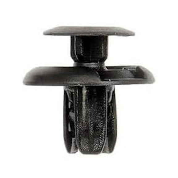 KarParts360 For Honda Fit 2007-2014 Splash Shield Retainer | Nylon Material | Black | Push Retainer Fastener | 20 Millimeters Head Diameter | 10 Millimeters Overall Length | 2 pieces | For 11519949