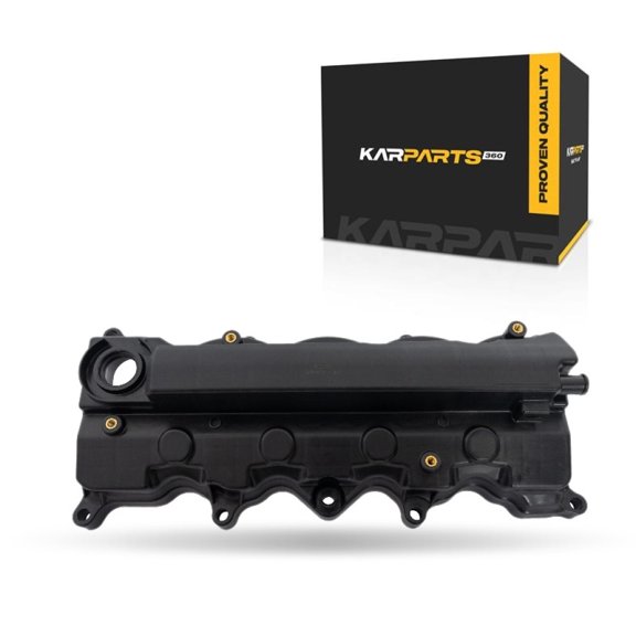 KarParts360 For Honda HR-V 2016-2022 Valve Cover | 4-Cylinder | 1.8L Engine | With Gasket and Oil Filter Cap | Plastic Material | Black Color | Replacement For 12310RNAA01