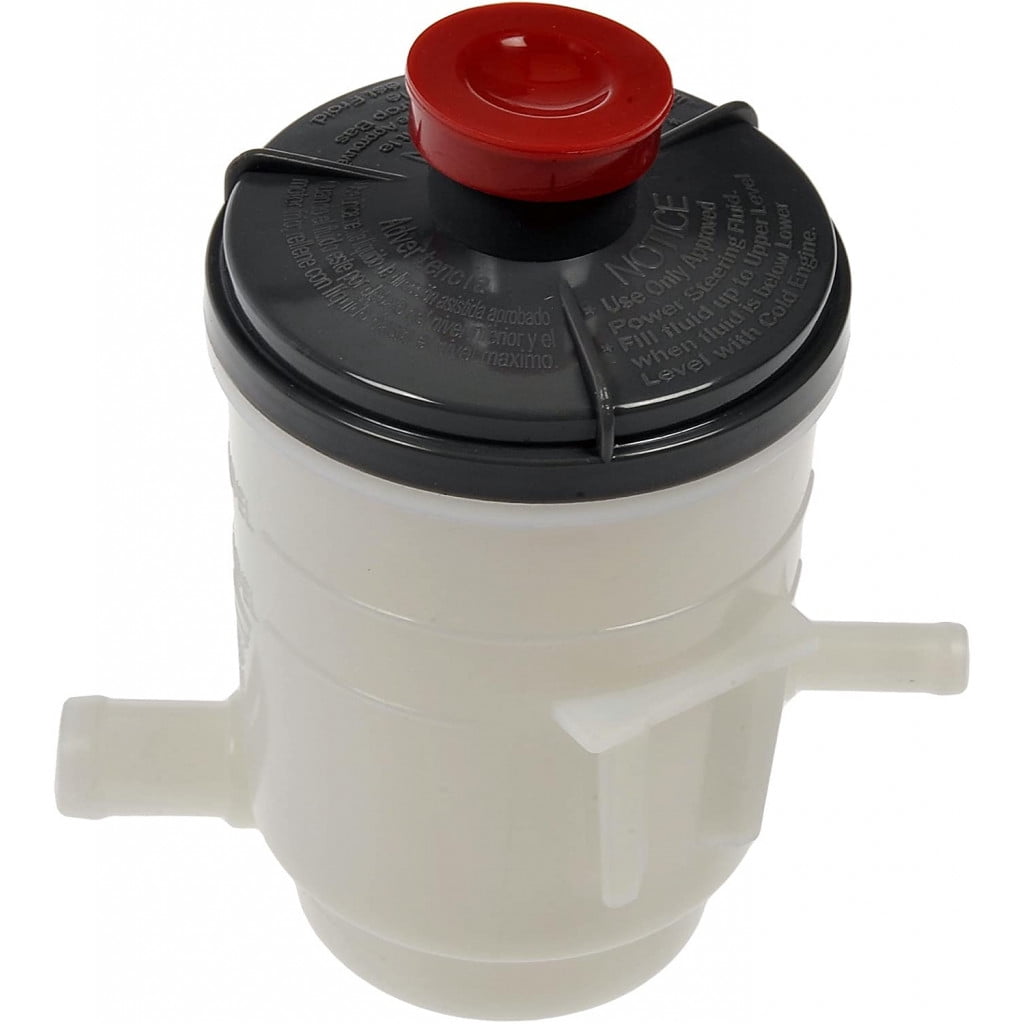 KarParts360 For Honda Odyssey 1999 00 01 02 03 2004 Power Steering Reservoir | Plastic | Matte White; Gray; Red | Single Reservoir | Remote Mounted | With Reservoir Cap | For 53697SB3951, 53701S87A01